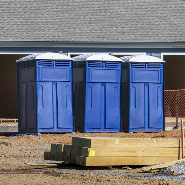 is there a specific order in which to place multiple porta potties in New Athens Illinois